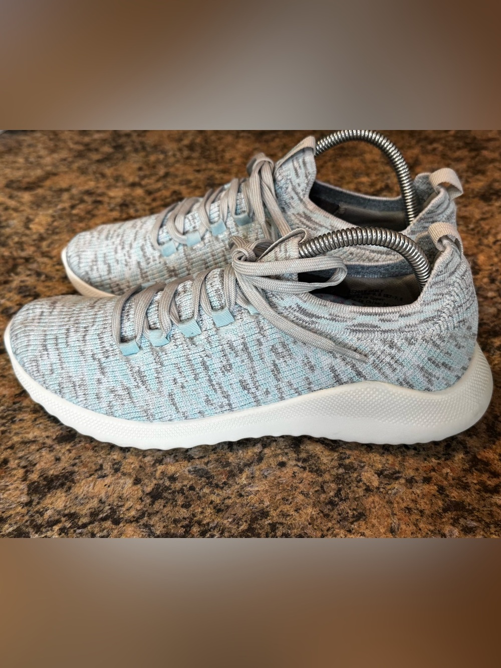 Aetrex Carly AS205W Knit Arch Support Sneakers Blue Women’s US9-9.5 EU40 comfort